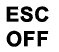 The ESC OFF Indicator Light indicates the Electronic Stability Control (ESC)