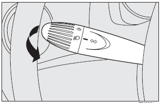 Pull the lever towards the steering wheel (unstable position) regardless of the