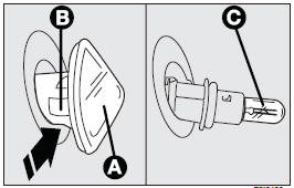 To change the bulb, proceed as follows: