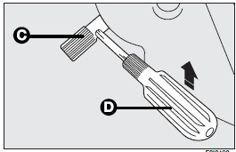 To change the bulb, proceed as follows: