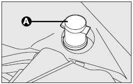 To top up, remove the cap (A) and then pour a mixture of water and TUTELA PROFESSIONAL