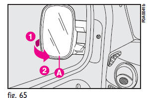 Manual adjustment from the inside fig. 66