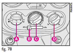 Consequently, the climate control system cannot be switched on when the pointer