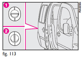 Rear double doors