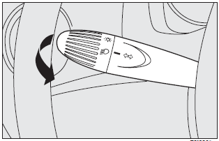 This function allows the illumination of the space in front of the car.