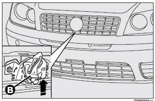 Fiat punto bonnet clearance release lever