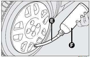 ❒ Refit valve internal element using tool (G);