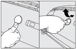 To prevent damaging plug (A), proceed as follows: