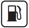 Petrol engines: only refuel with unleaded petrol with octane rating (RON) not