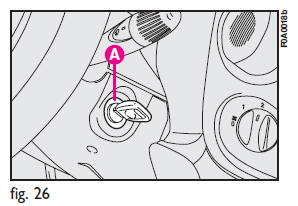 If the ignition device is tampered with (e.g.: attempted theft), have it checked