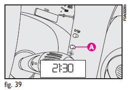 WARNING LIGHT TEST fig. 40