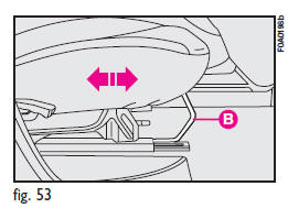 Once you have released the lever, check that the seat is firmly locked in