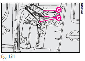 It is absolutely forbidden to travel with the second row seats tipped and