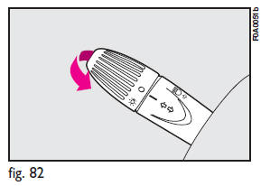 Direction indicators fig. 83